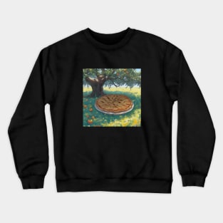 Apple Pie Picture Field Vintage Sweet Kawaii Art Crewneck Sweatshirt